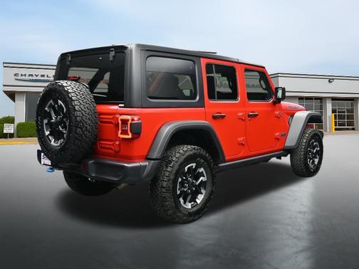 Firecracker Red Clearcoat 2025 Jeep Wrangler 4xe Rubicon