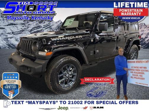 Black Clearcoat 2026 Jeep Wrangler 4-Door 85th Anniversary Edition