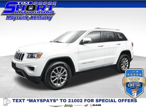 Bright White Clearcoat 2014 Jeep Grand Cherokee Limited