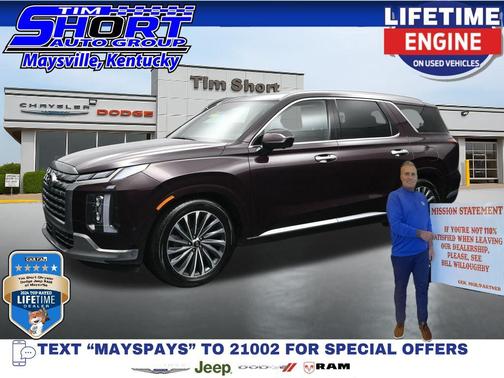 Sierra Burgundy 2024 Hyundai PALISADE Calligraphy