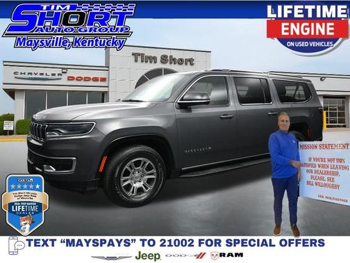 Baltic Gray Metallic Clearcoat 2023 Jeep Wagoneer L Series I 4x4