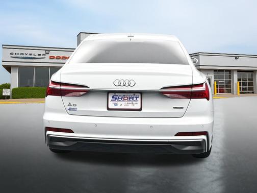 Glacier White Metallic 2024 Audi A6 55 Premium Plus