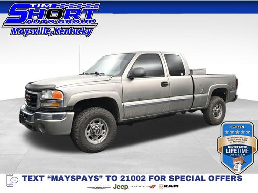 Pewter Metallic 2003 GMC Sierra 2500 SLE H/D Extended Cab