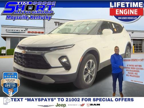 Summit White 2025 Chevrolet Blazer 2LT