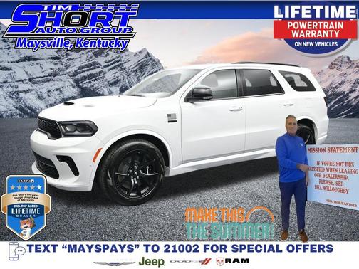 White Knuckle Clearcoat 2026 Dodge Durango GT Plus