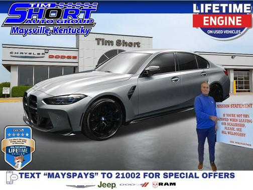 Skyscraper Gray Metallic 2023 BMW M3 Competition xDrive