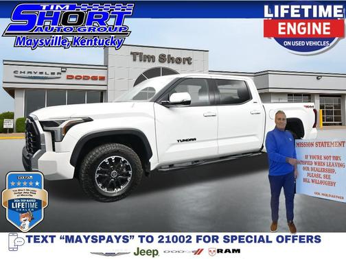 White 2022 Toyota Tundra SR5