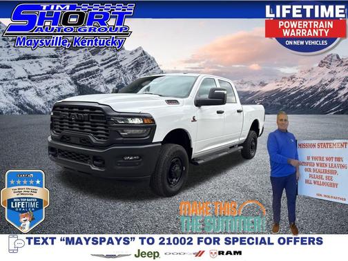 Bright White Clearcoat 2026 RAM 2500 Tradesman