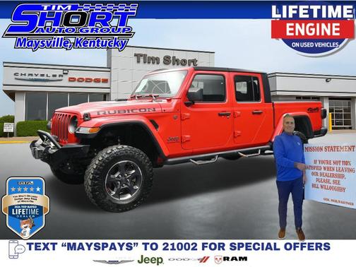Firecracker Red Clearcoat 2020 Jeep Gladiator Rubicon
