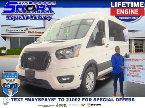 Oxford White 2025 Ford Transit-350 XLT
