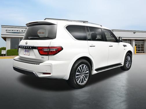 Aspen White TriCoat Pearl 2022 Nissan Armada SL 2WD