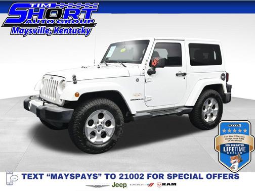 Bright White Clearcoat 2014 Jeep Wrangler Sahara