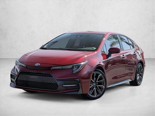 Red 2022 Toyota Corolla SE