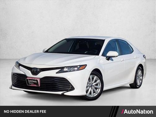 Super White 2019 Toyota Camry LE
