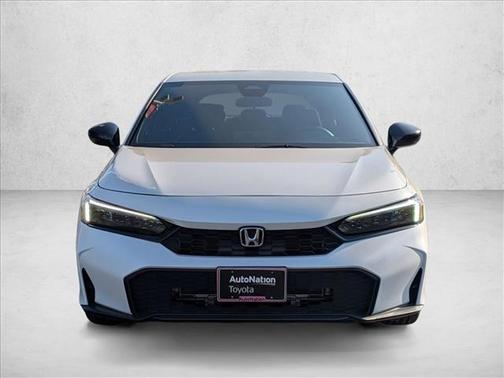 Platinum White Pea 2025 Honda Civic Sport