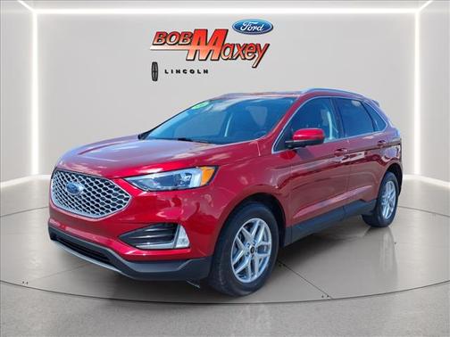Rapid Red Metallic Tinted Clearcoat 2024 Ford Edge SEL
