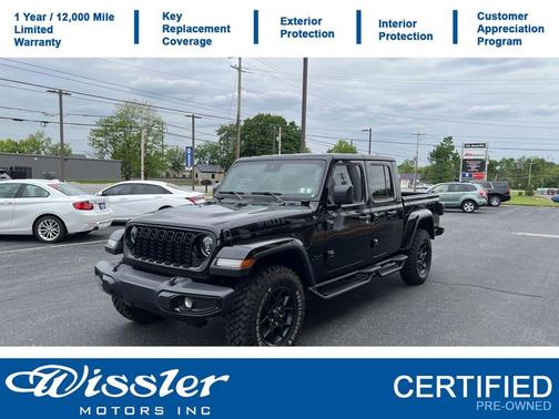 Black Clearcoat 2025 Jeep Gladiator Sport