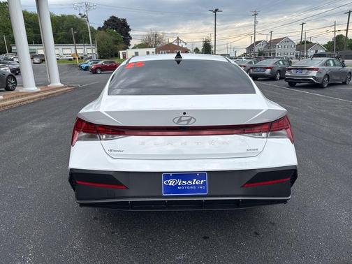 White 2025 Hyundai ELANTRA HEV Blue