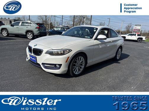White Metallic 2016 BMW 228 i xDrive