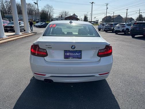 White Metallic 2016 BMW 228 i xDrive