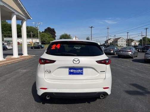 Rhodium White Metallic 2024 Mazda CX-5 2.5 S Preferred Package