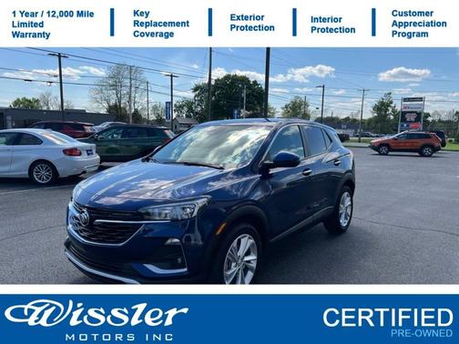 Sapphire Metallic 2023 Buick Encore GX Preferred
