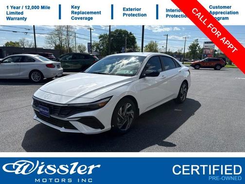 White 2025 Hyundai ELANTRA SEL Sport