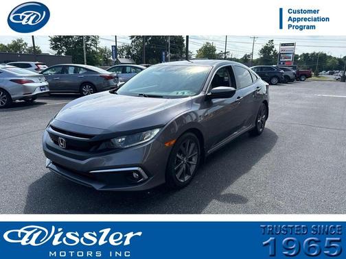 Modern Steel Metallic 2020 Honda Civic EX-L
