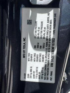 2022 Tesla Model 3 Long Range