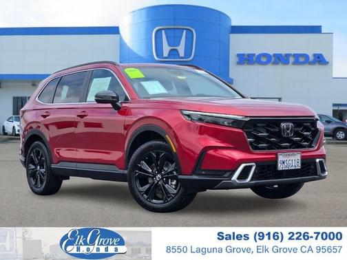 Radiant Red Metallic 2024 Honda CR-V Hybrid