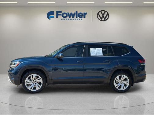Tourmaline Blue Metallic 2022 Volkswagen Atlas 3.6L SE w/Technology