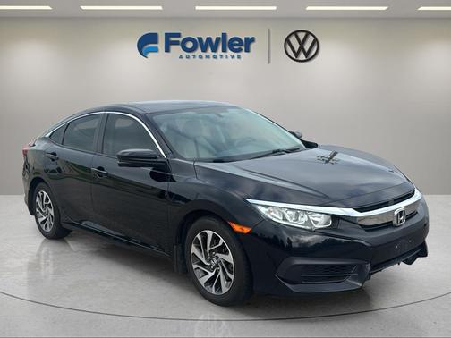 Black 2018 Honda Civic EX