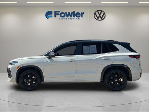 Ascot Grey With Black Roof 2025 Volkswagen Tiguan 2.0T SE R-Line Black