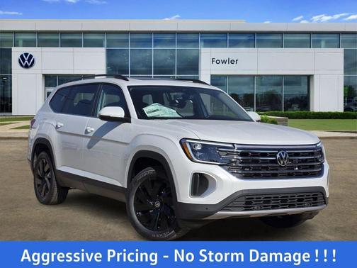 Opal White Pearl 2026 Volkswagen Atlas 2.0T SE w/Technology