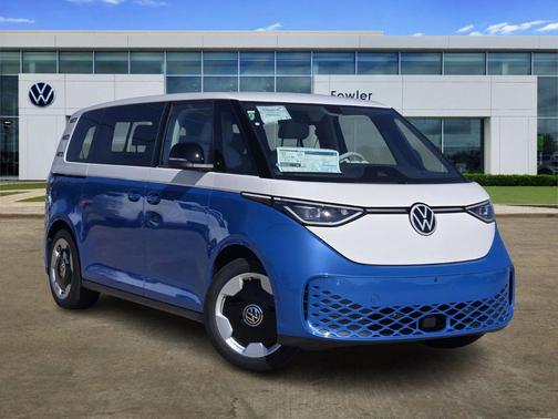 Cabana Blue Metallic - Candy White 2025 Volkswagen ID. Buzz Pro S Plus Minivan