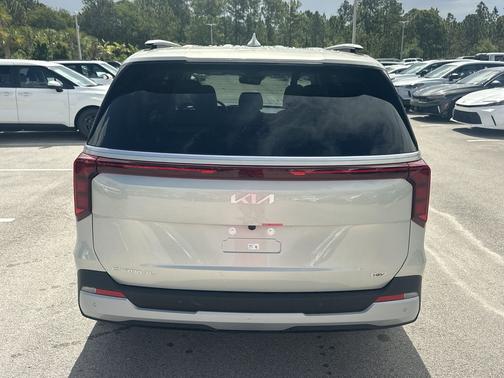 Ivory Silver 2026 Kia Carnival Hybrid EX