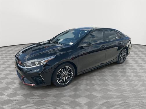 Aurora Black 2022 Kia Forte GT-Line