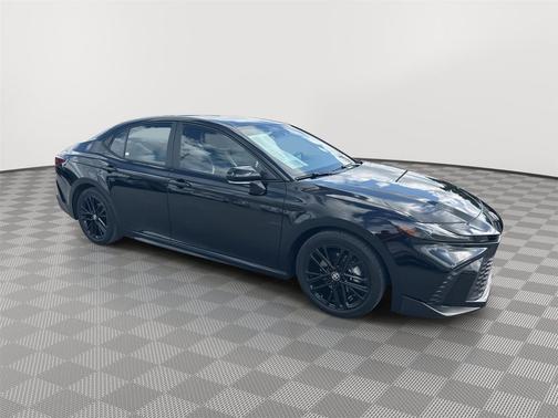 Midnight Black Metallic 2025 Toyota Camry SE