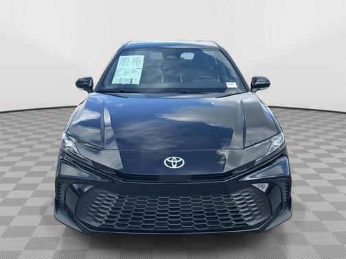 Midnight Black Metallic 2025 Toyota Camry SE