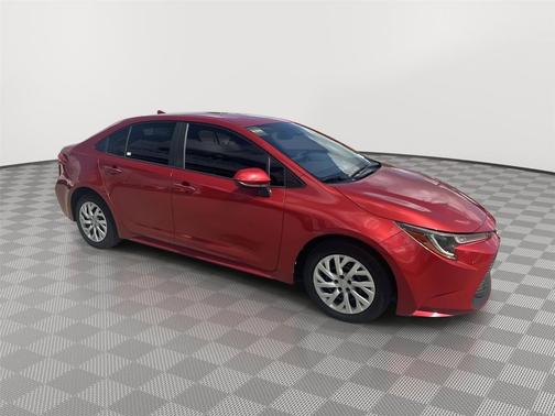 Barcelona Red Metallic 2020 Toyota Corolla LE
