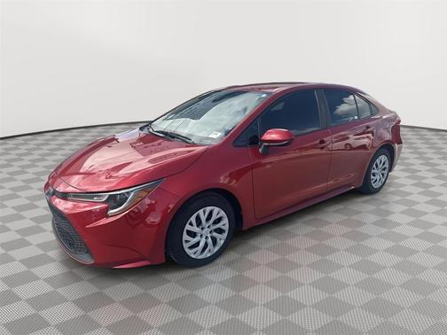 Barcelona Red Metallic 2020 Toyota Corolla LE