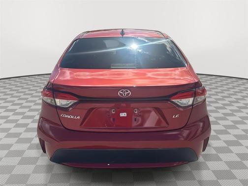 Barcelona Red Metallic 2020 Toyota Corolla LE