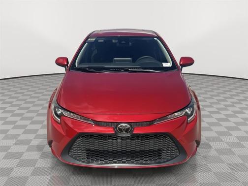 Barcelona Red Metallic 2020 Toyota Corolla LE