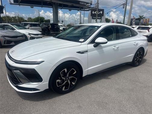 Serenity White 2024 Hyundai SONATA SEL