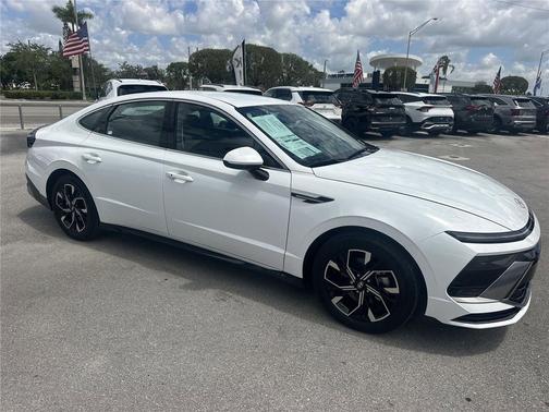Serenity White 2024 Hyundai SONATA SEL