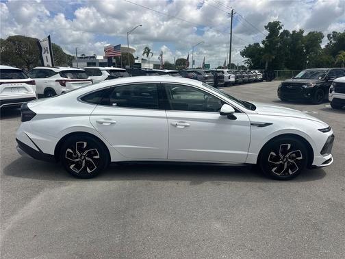 Serenity White 2024 Hyundai SONATA SEL