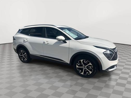 Snow White Pearl 2023 Kia Sportage Hybrid EX
