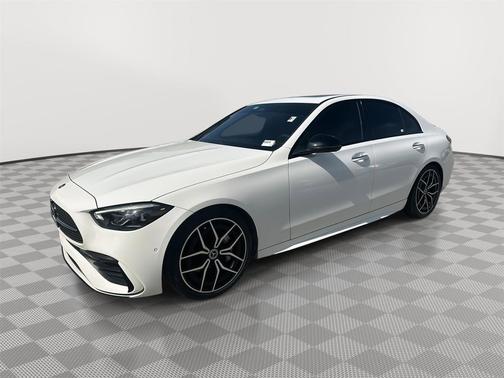 Polar White 2022 Mercedes-Benz C-Class Sedan