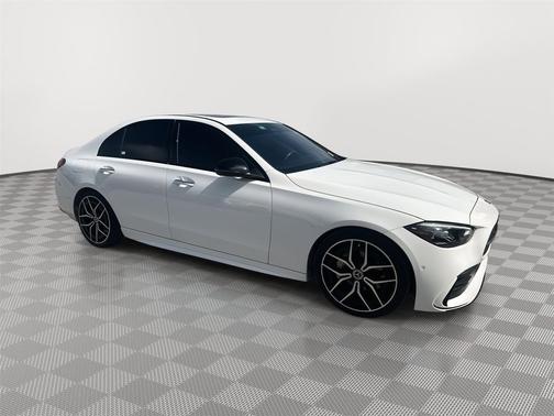 Polar White 2022 Mercedes-Benz C-Class Sedan
