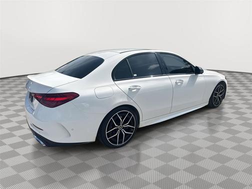 Polar White 2022 Mercedes-Benz C-Class Sedan